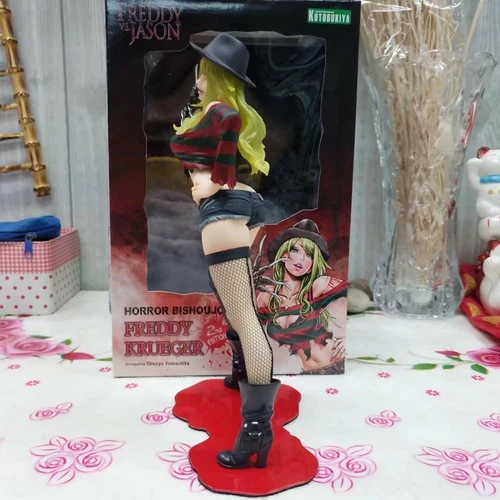 Película de Terror Freddy Vs Jason Bishoujo Estatua Anime Figura de Acción Modelo Caja de Juguete - Imagen 4 de 5