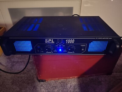 SPL 1000W Power Amplifier EQ Aux - Home Audio Hi-Fi Stereo DJ Disco ...