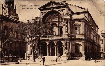 CPA AK AVIGNON - Le Théatre - Opera Municipal (511465)
