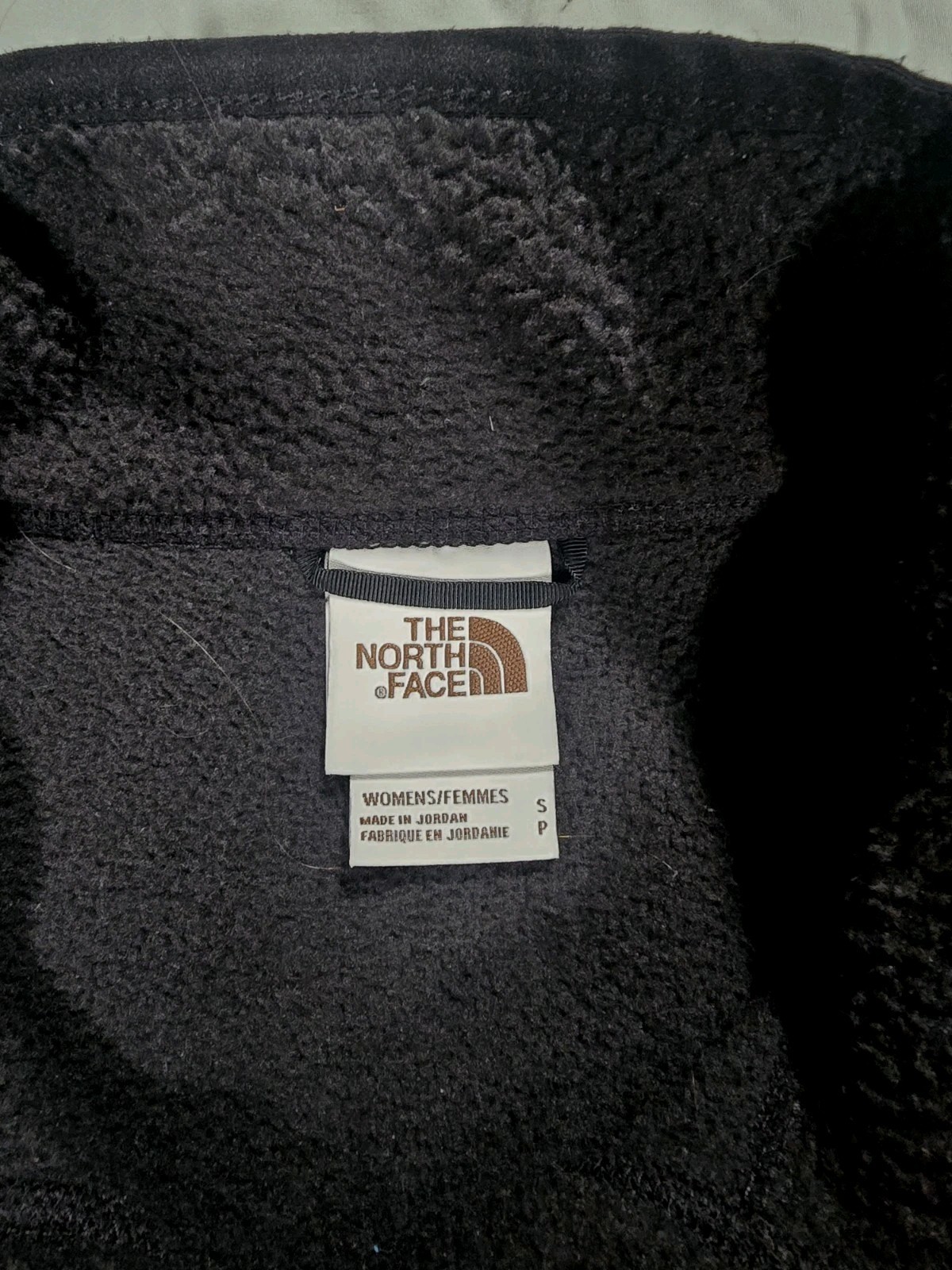 Rare VTG THE NORTH FACE 1/4 Button Front Hooded Fleece Sweatshirt 2000s WMNS S_p image 4