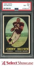 1958 TOPPS #62 JIM JIMMY BROWN RC BROWNS HOF PSA 8