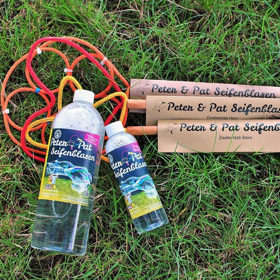 Peter & Pat Seifenblasen Konzentrat Riesenseifenblasen - Hochzeit - Kindergeburt - Bild 4 von 4