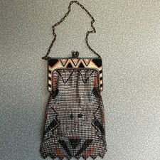 Whiting Davis 1920's Mesh Evening Bag