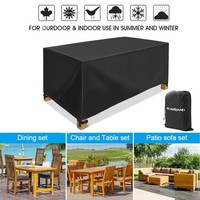 Heavy Duty Waterproof Garden Furniture Cover Outdoor For Rattan Table Sofa Set