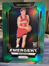 2024-25 NBA Prizm Reed Sheppard Emergent Green RC #26 Houston Rockets