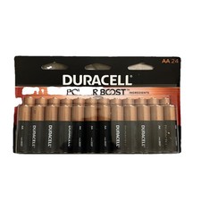 Duracell AA CopperTop 1.5V Alkaline Batteries 24 Pack guaranty 12 years in store