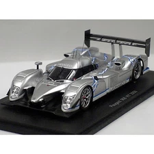 Spark S1282 1/43 PEUGEOT 908 HDI FAP HYBRID Silver Model Car From Japan
