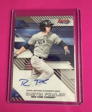 2017 Bowmans Best RC Dustin Fowler Auto NY Yankees