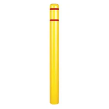 Post Sleeve, 4-1/2 In Dia., 64 In H, Yellow,  Cl1385e