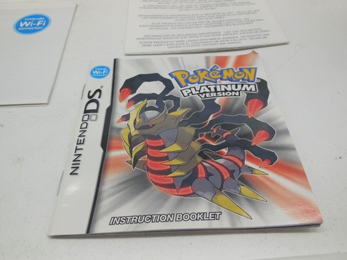 AP5 Pokemon Platinum Nintendo DS Authentic Case, manual, Inserts Only NO GAME - Picture 2 of 8