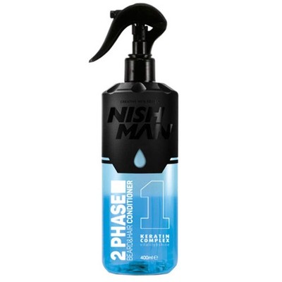 Nishman 2-Phase Beard & Hair Conditioner - 13.5 fl oz