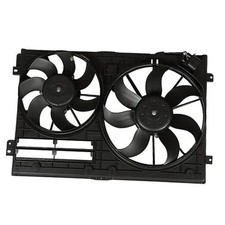 Radiator Cooling Dual Fan 1K0121205AD9B9 Replacement for Audi A3 Jetta CC