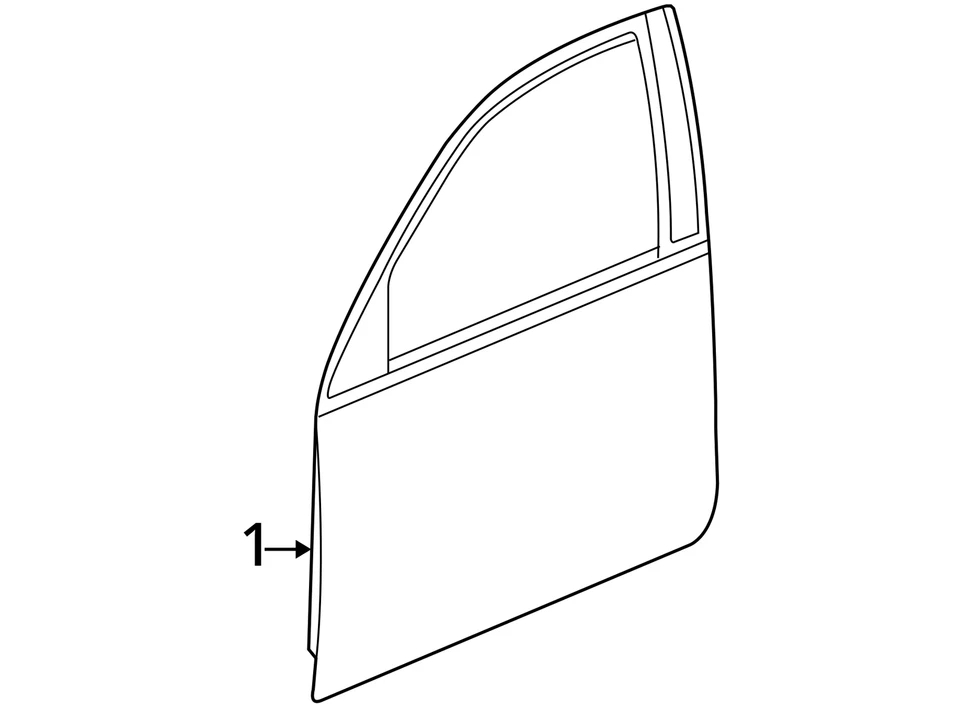 ПОДХОДИТ ДЛЯ ДВЕРИ CADILLAC CTS 2003-2007 FRT SI 88890953 - НОВАЯ ОТ ОРИГИНАЛЬНОГО ПРОИЗВОДИТЕЛЯ 88890953 - Изображение 3 из 3