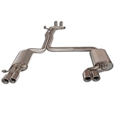 FOX Racing Sportanlage ab Kat je 2x76mm mit Absorber für Audi A8 S8 Typ D2 4.2l