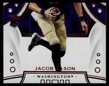 2020 Panini Chronicles Draft Picks Jacob Eason #40 Crown Royale Draft Picks