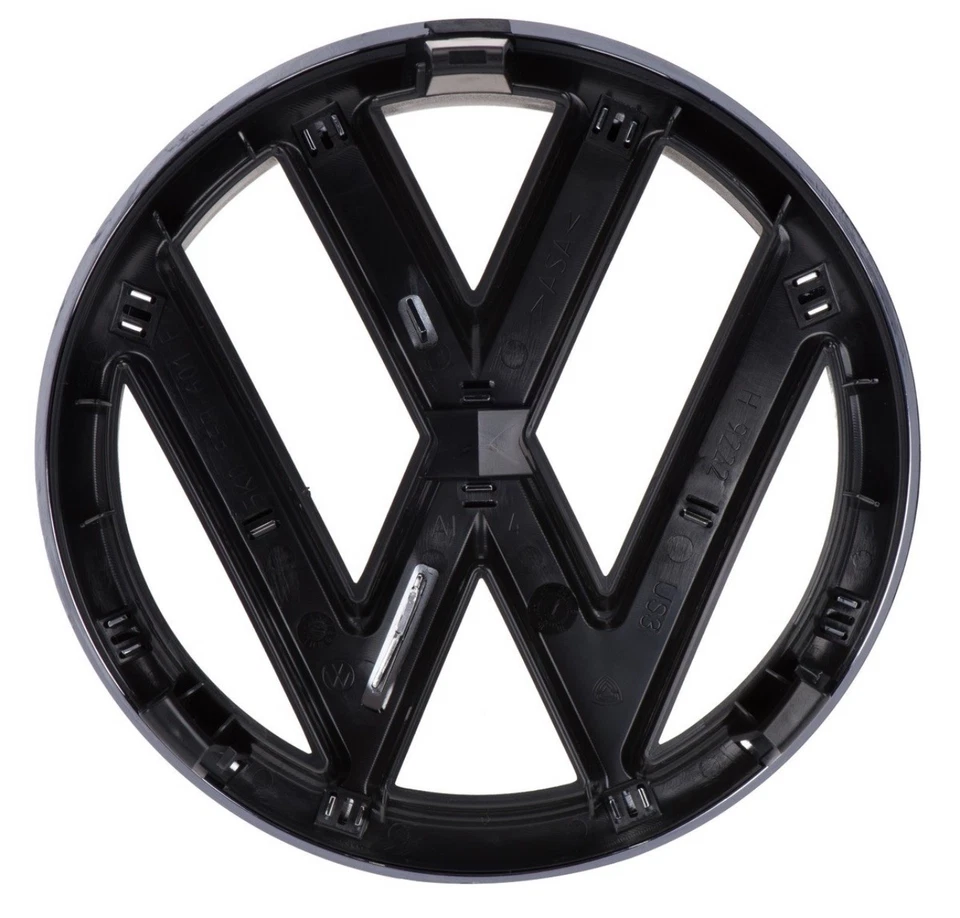 Conjunto emblema insignia delantera y trasera negro brillante para VW Volkswagen MK6 GTI GOLF6 Foto 4 de 4