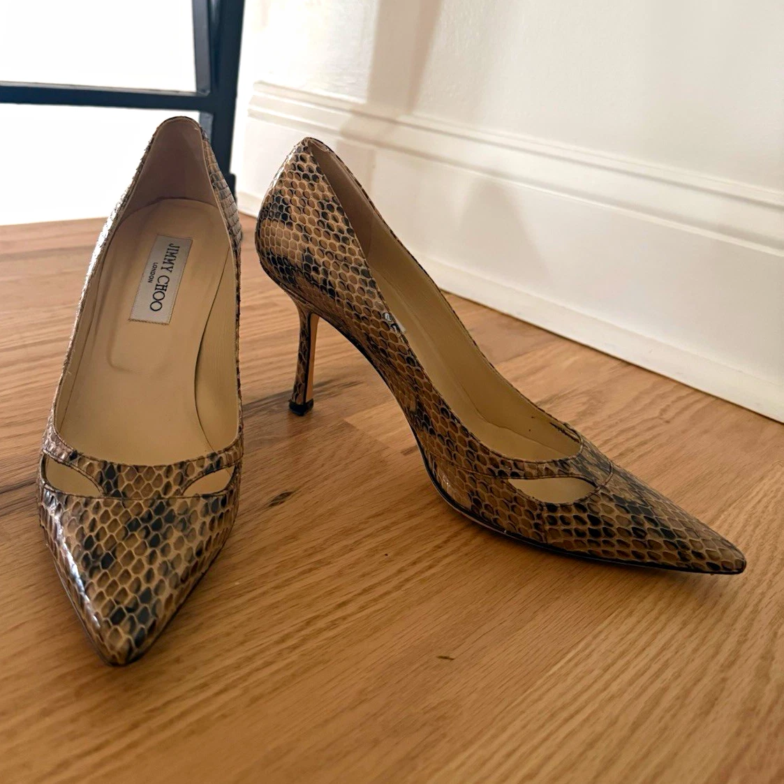 JIMMY CHOO ヘビ柄ミュール 25+ Jimmy Choo Pump Snake Heels for Women for sale | Updated Oct 2026