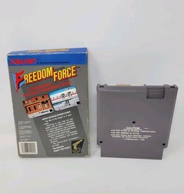 Freedom Force - Nintendo NES - Complete w/ Game, Manual & Box