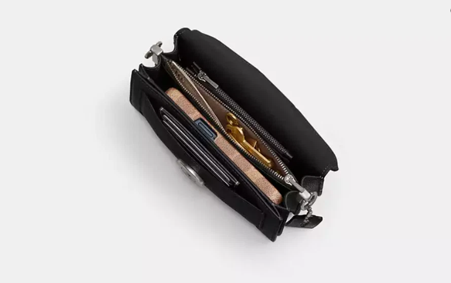 Bolso de Hombro Coach Tabby 20 CY201 220Bolso de Mano 2WAY Plateado/Negro Foto 2 de 3