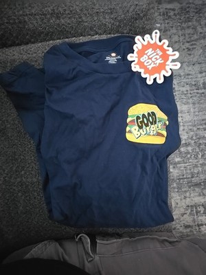 Nick Box Nickelodean Good Burger Long Sleeve Tee Size 3XL Navy Blue