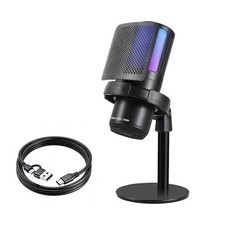 Gaming Microphone for PC, USB Mic for Podcasts Videos Streaming - Condenser...
