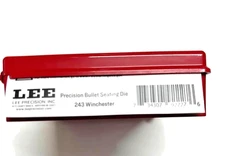 Lee 92227 243 Winchester Micrometer Precision Bullet Seating Die With 4 Die Case