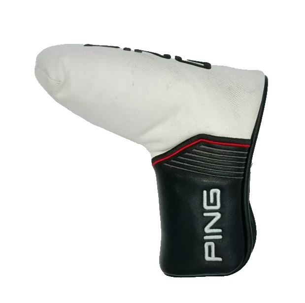 Cubierta de cabeza Putter Ping blanca negra roja usada excelente estado Foto 2 de 2