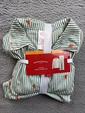 Wondershop Kids Youth Large 10/12 Gingerbread Striped Holiday Family Pajama Set