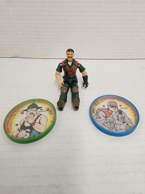 1984 HASBRO GI JOE MUTT THE DOG HANDLER 3.75'' LOOSE W/BONUS DEXTERITY GAMES