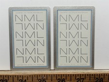 1970s  Northwestern Mutual Milwaukee Insurance Company Playing Cards Vintage