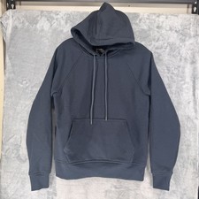 Flint and Tinder Mens 10-Year Pullover Hoodie Navy Fleece USA Made Size XS