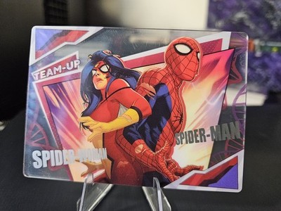 Spider-Man / Spider-Woman Team-Up 2024 Finding Unicorn Marvel Evolution Silver