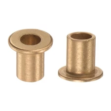 2pcs Flange Bearing Sleeve 10mm x 14mm x 20mm Bronze Self Lubricating Bushings