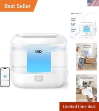 Whisper-Quiet 4L Ultrasonic Humidifier for Large Rooms - Perfect for Babies