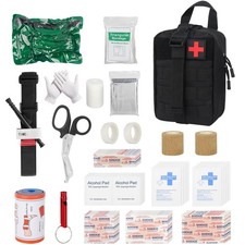 Kit Sopravvivenza Militare Professionale 54PCS Tattico Militare Trauma Kit di