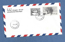 SAS LINIE LOTNICZE DC-10 SZTOKHOLM DO CHIKAGO 8 LUTEGO 1976 PIERWSZY LOT