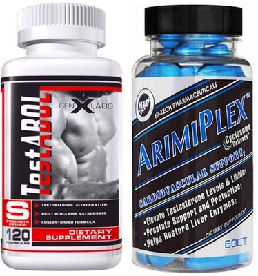 Hi-Tech Pharmaceuticals Arimiplex w/ FREE TEST-Abol, PCT, Test Booster