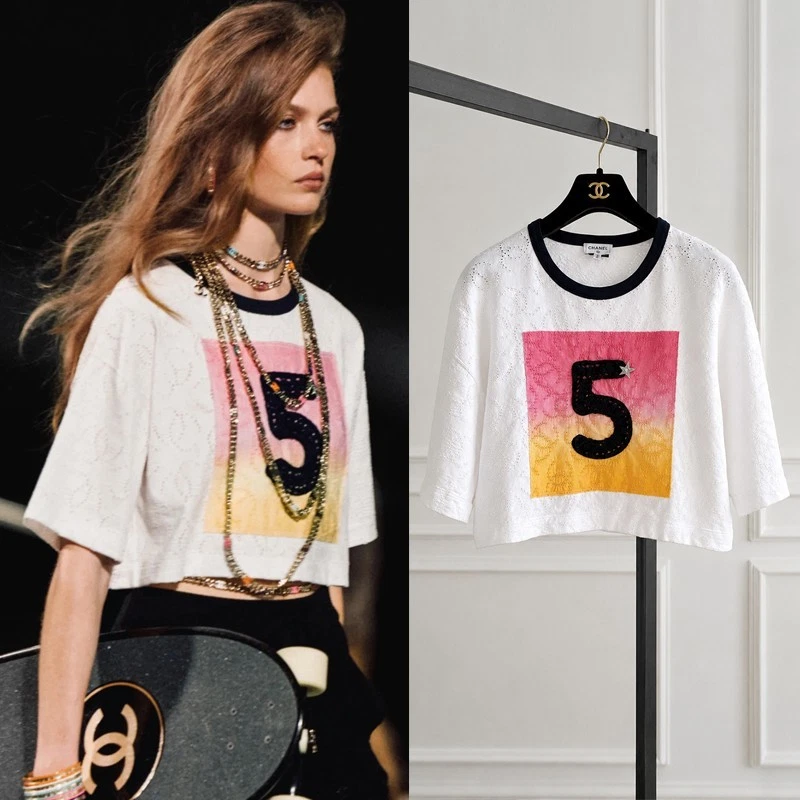 CHANEL Cotton Tops for Women for sale | eBay
