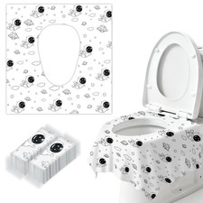 20 Pcs Toilet Seat Covers Disposable for Kids Toddlers Adult, Extra White