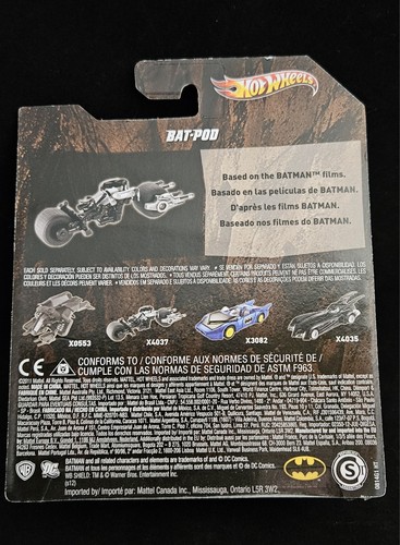 Hot Wheels 2012 1:50 Scale Batman The Dark Knight Bat-Pod X4037 – New Sealed - Picture 2 of 3