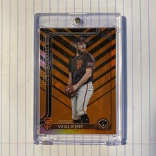 2025 Topps Update Series - Ryan Walker #US179 Holiday Orange & Black Foil