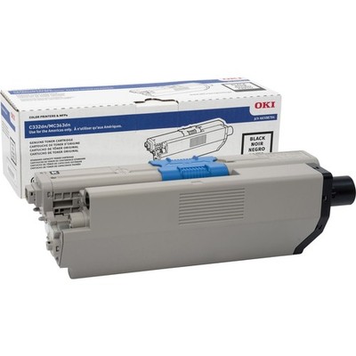 Oki Original LED Toner Cartridge - Black - 1 / Each (46508704)