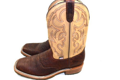 Double H Boot Men's 11 D Domestic Wide Square Steel Toe ICE Roper Boot-DH4305 - Picture 4 of 11