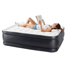 Queen Camping Air Mattress with Built-in Electric High-Speed Pump 18" Bed Height