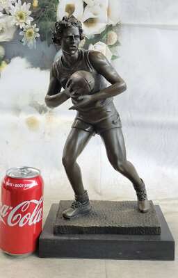 Bronze Statue Union League Rugby Football Player Trophy Sport Home Statue DEAL