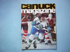 1974/75 VANCOUVER CANUCKS VS CHICAGO BLACK HAWKS PROGRAM CLIFF KOROLL PIT MARTIN