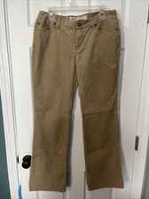Ann Taylor Loft Tan Corduroy pants, Curvy boot, Size 8