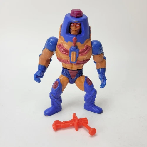 Vintage Man-E-Faces He-Man Masters of the Universe Mattel Complete 1982 W/ Gun