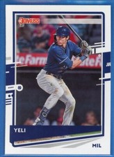 2020 Panini Donruss Nickname Variation #110 Christian Yelich Yeli Brewers