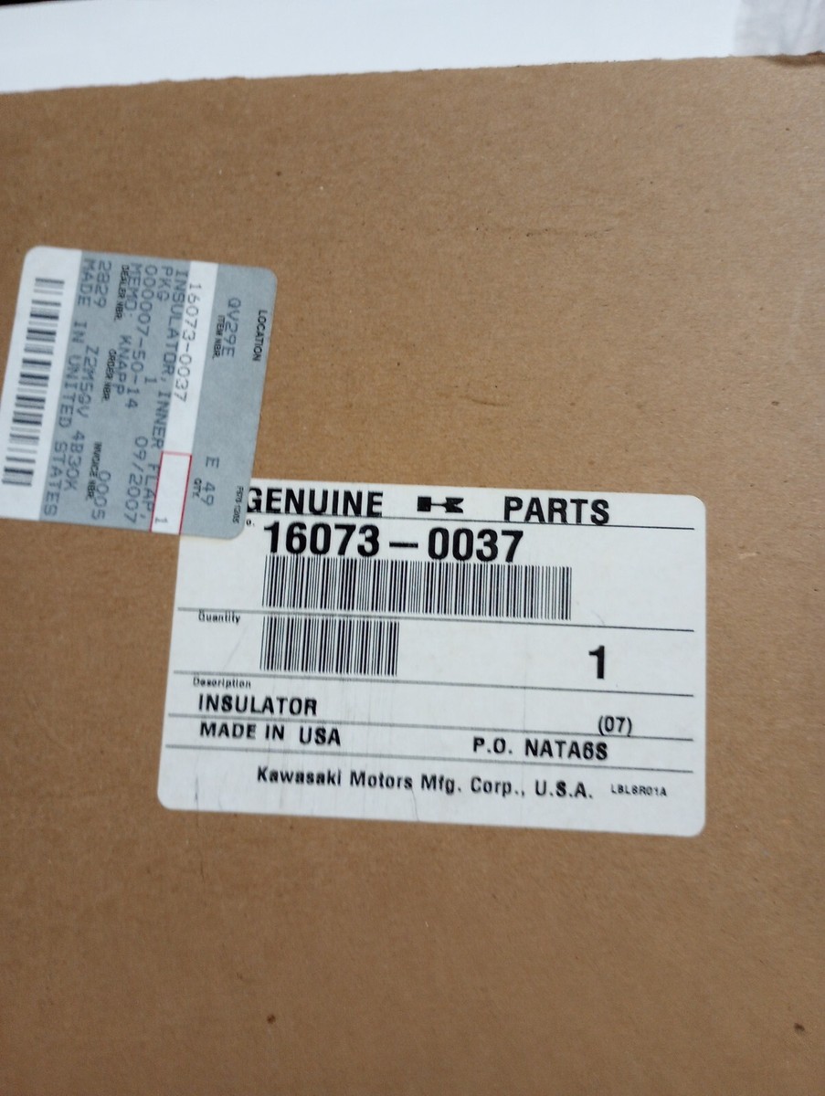 Kawasaki Brute Force 650, 700 Inner Flap Insulator NOS 16073-0037